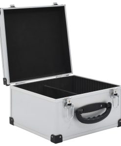 Custodia Cd Per 40 Cd In Alluminio Abs Argento