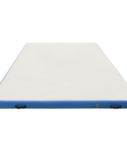 Tappeto Galleggiante Gonfiabile Blu E Bianco 200x150x15 cm