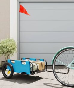 Rimorchio Da Bici Blu Oxford E Ferro