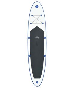 Set Tavola Gonfiabile Da Sup Con Vela Blu E Bianco