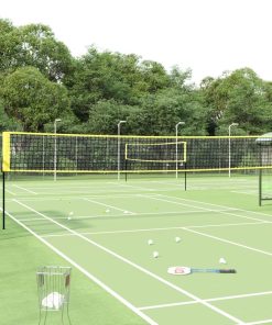 Rete Da Badminton Gialla E Nera 600x155 Cm Tessuto pe