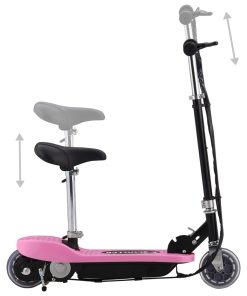 Monopattino Elettrico Con Sella 120 W Rosa