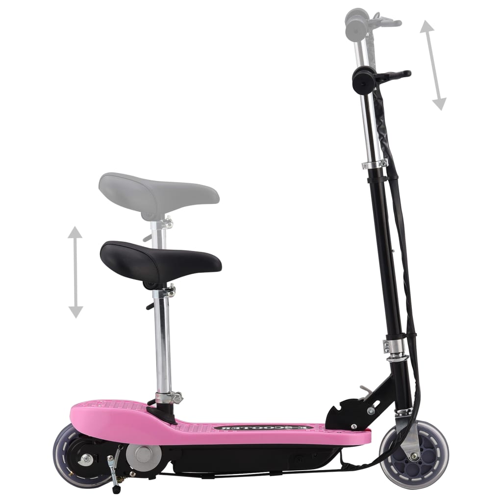 Monopattino Elettrico Con Sella 120 W Rosa