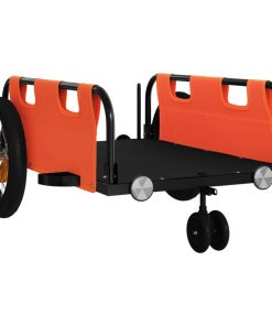 Rimorchio Da Bici Arancione E Grigio Oxford E Ferro