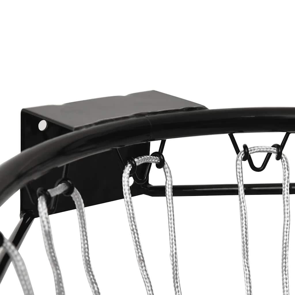Canestro Da Basket Nero 39 Cm Acciaio