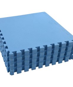 Tappetino A Incastro 24 Pz 8,64 M² In Schiuma Eva Blu