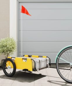 Rimorchio Da Bici Giallo Oxford E Ferro