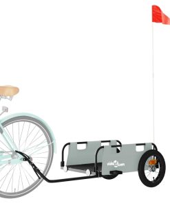 Rimorchio Da Bici Grigio Oxford E Ferro