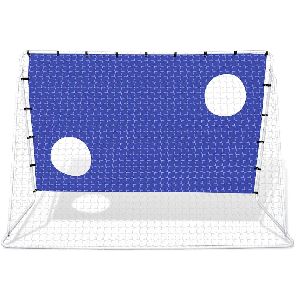 Porta Da Calcio E Telone Con Buchi Per Allenamento 240x92x150cm