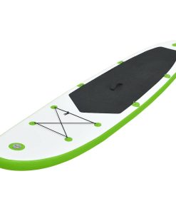 Set Tavola Da Sup Gonfiabile Verde E Bianco