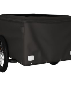Rimorchio Da Bici Nero 45 Kg In Ferro