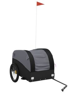 Rimorchio Da Bici Nero 45 Kg In Ferro