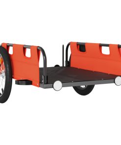 Rimorchio Da Bici Arancione E Grigio Oxford E Ferro