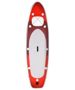 Set Tavola Da Sup Gonfiabile Rosso 360x81x10 cm
