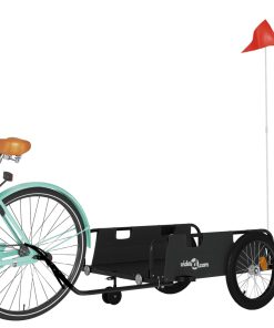 Rimorchio Da Bici Nero Oxford E Ferro