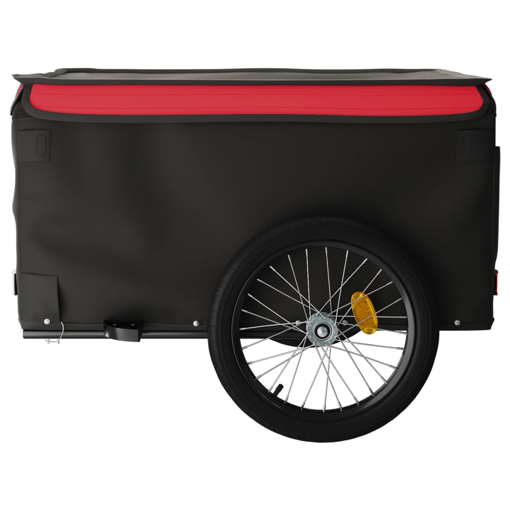 Rimorchio Da Bici Nero E Rosso 45 Kg In Ferro - Image 6