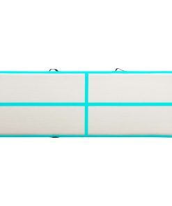 Tappetino Ginnastica Gonfiabile E Pompa 300x100x15 Cm Pvc Verde