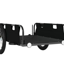 Rimorchio Da Bici Nero Oxford E Ferro