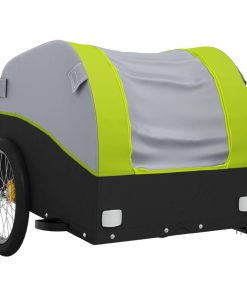 Rimorchio Da Bici Nero E Verde 45 Kg In Ferro