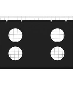 Rete Da Allenamento Per Porta Da Calcio In Acciaio 184x61x122cm