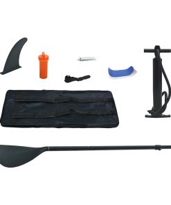 Set Tavola Da Sup E Surf Gonfiabile Blu E Bianco