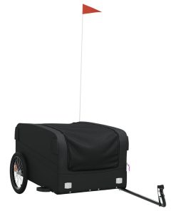 Rimorchio Da Bici Nero 45 Kg In Ferro