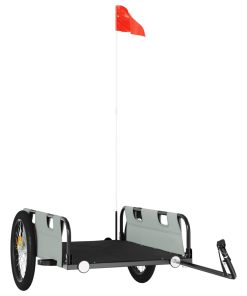 Rimorchio Da Bici Grigio Oxford E Ferro