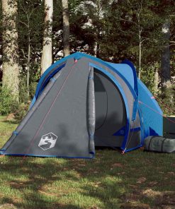 Tenda Da Campeggio A Cupola Per 2 Persone Blu Impermeabile