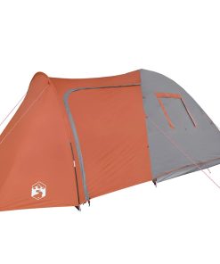Tenda Familiare A Cupola 6 Persone Arancione Impermeabile