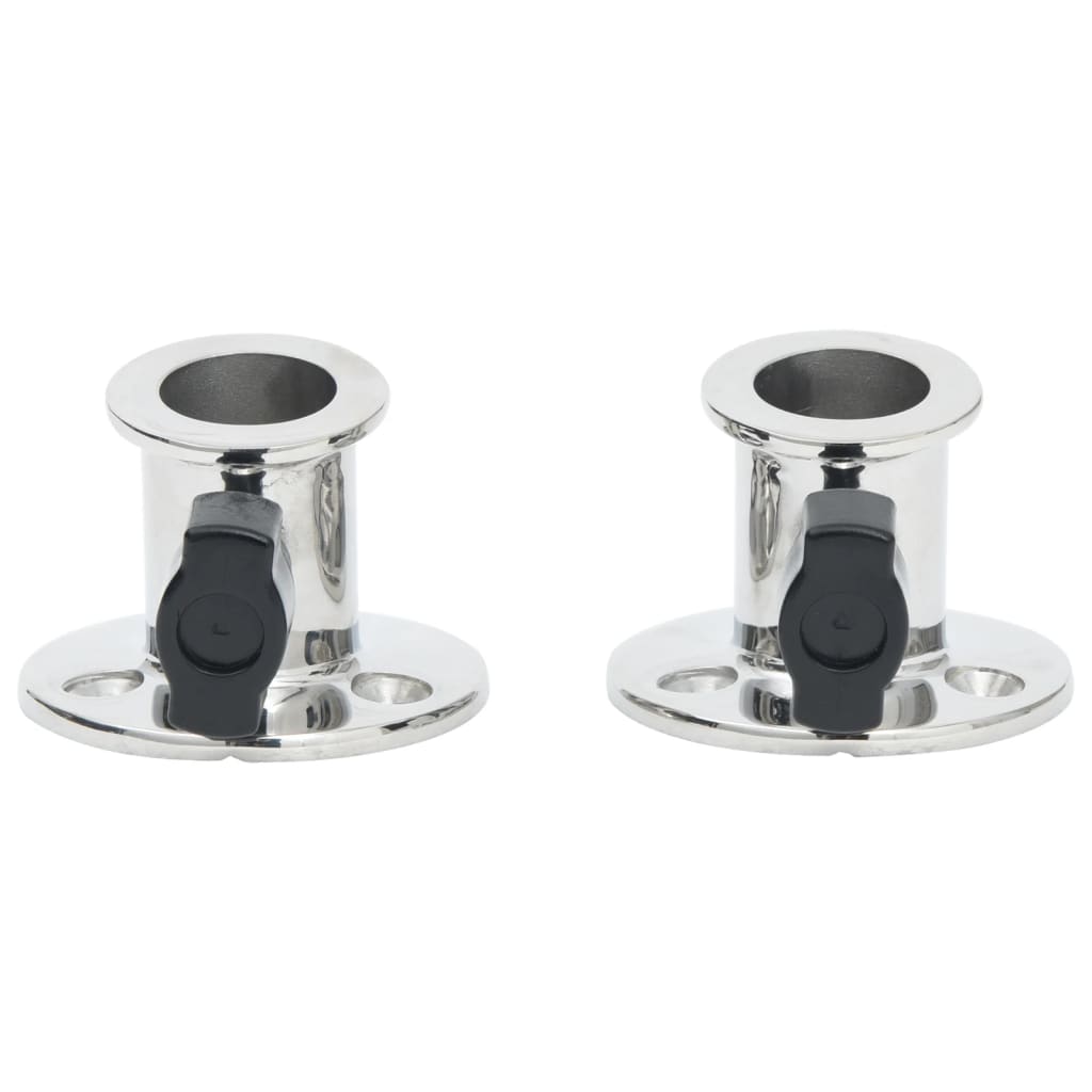 Basi Rotonde Bimini Per Tubo 26 Mm 2 Pz In Acciaio Inossidabile - Image 5