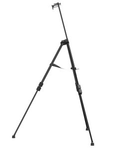 Cavalletto Espositivo Regolabile Nero In Metallo