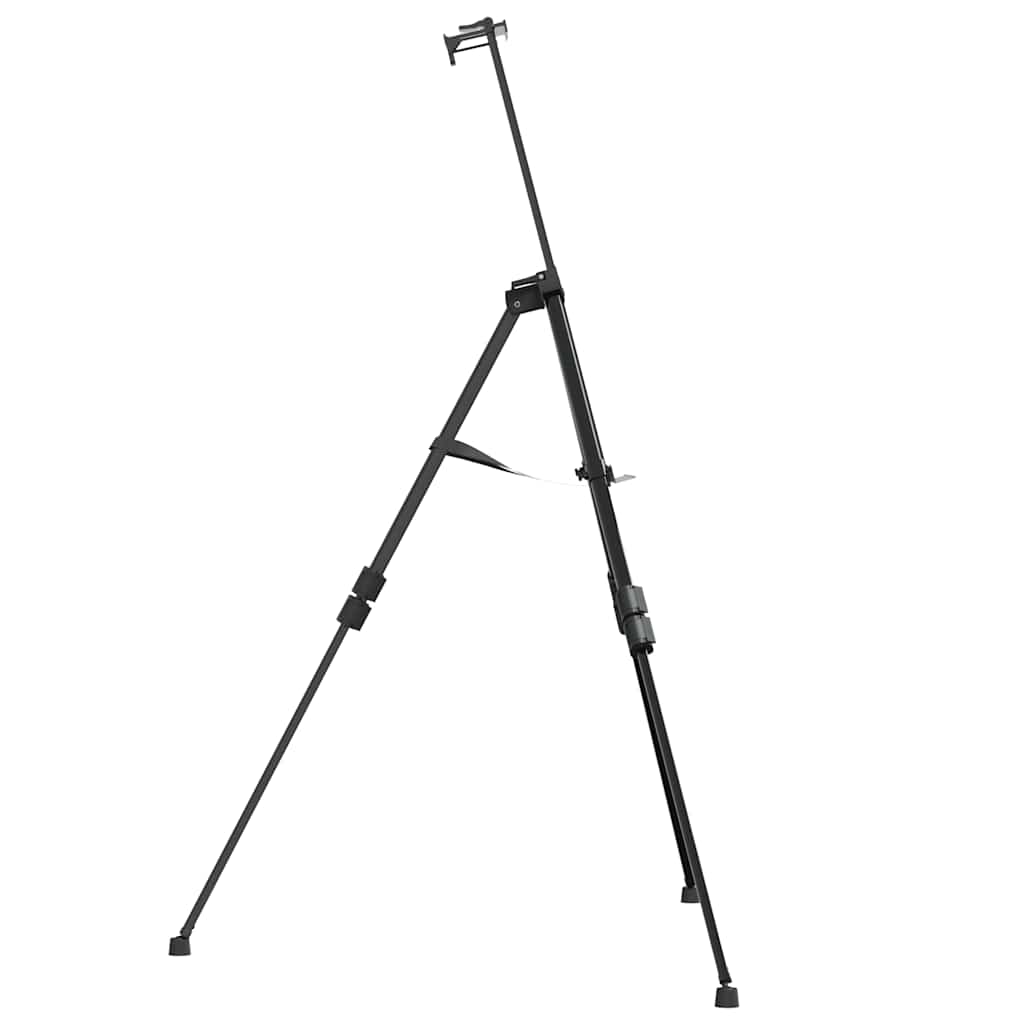 Cavalletto Espositivo Regolabile Nero In Metallo
