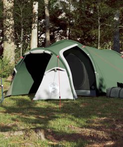 Tenda Da Campeggio A Tunnel Per 2 Persone Verde Impermeabile