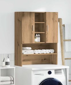 Mobile Per Lavatrice Rovere Artigianale 70,5x25,5x90 cm