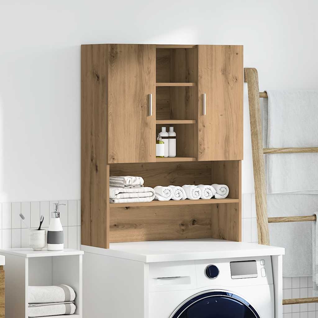 Mobile Per Lavatrice Rovere Artigianale 70,5x25,5x90 cm