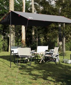Telone Da Campeggio Grigio/arancione 360x294 Cm Impermeabile