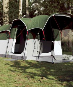 Tenda Familiare A Tunnel Per 8 Persone Verde Impermeabile