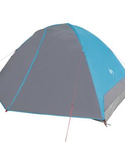 Tenda Da Campeggio A Cupola Per 6 Persone Blu Impermeabile