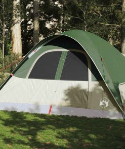 Tenda Da Campeggio A Cupola Per 6 Persone Verde Impermeabile