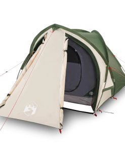 Tenda Da Campeggio A Cupola Per 2 Persone Verde Impermeabile
