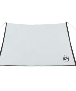 Tenda Campeggio 2 Persone Bianca Tessuto Oscurante Impermeabile