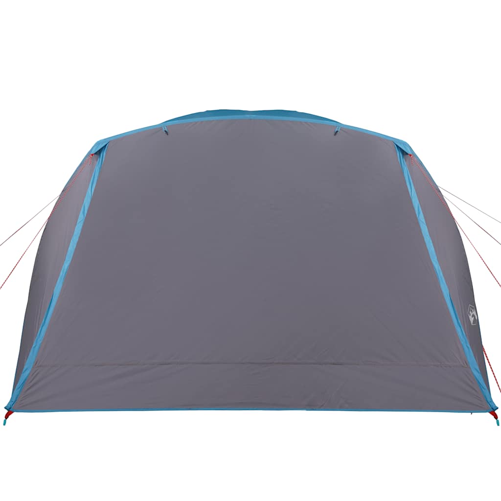 Tenda Da Campeggio Con Portico Per 4 Persone Blu Impermeabile - Image 2