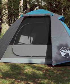 Tenda Da Campeggio A Cupola Per 2 Persone Blu Impermeabile
