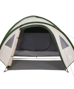 Tenda Da Campeggio A Cupola Per 4 Persone Verde Impermeabile