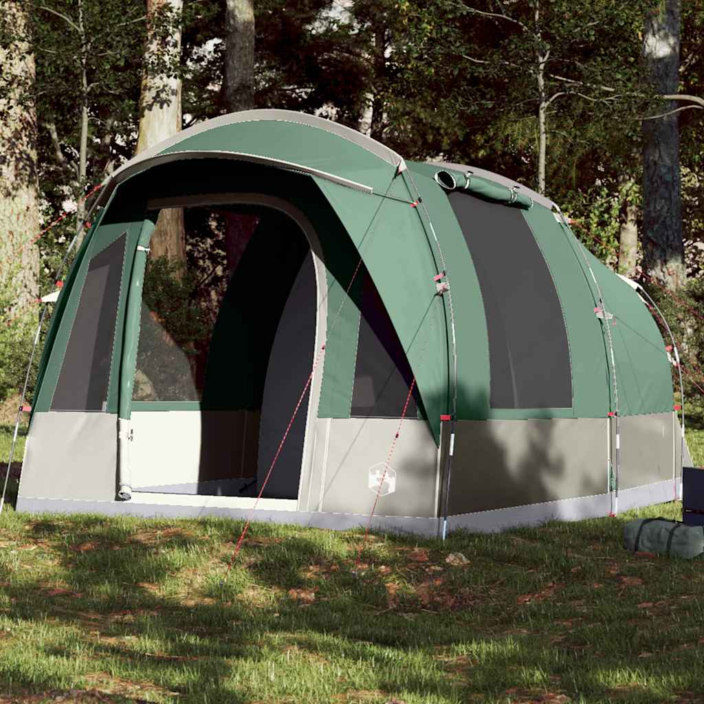 Tenda Da Campeggio A Tunnel Per 3 Persone Verde Impermeabile