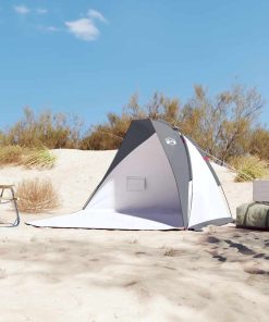Tenda Da Spiaggia Grigia 268x223x125 Cm In Poliestere 185t
