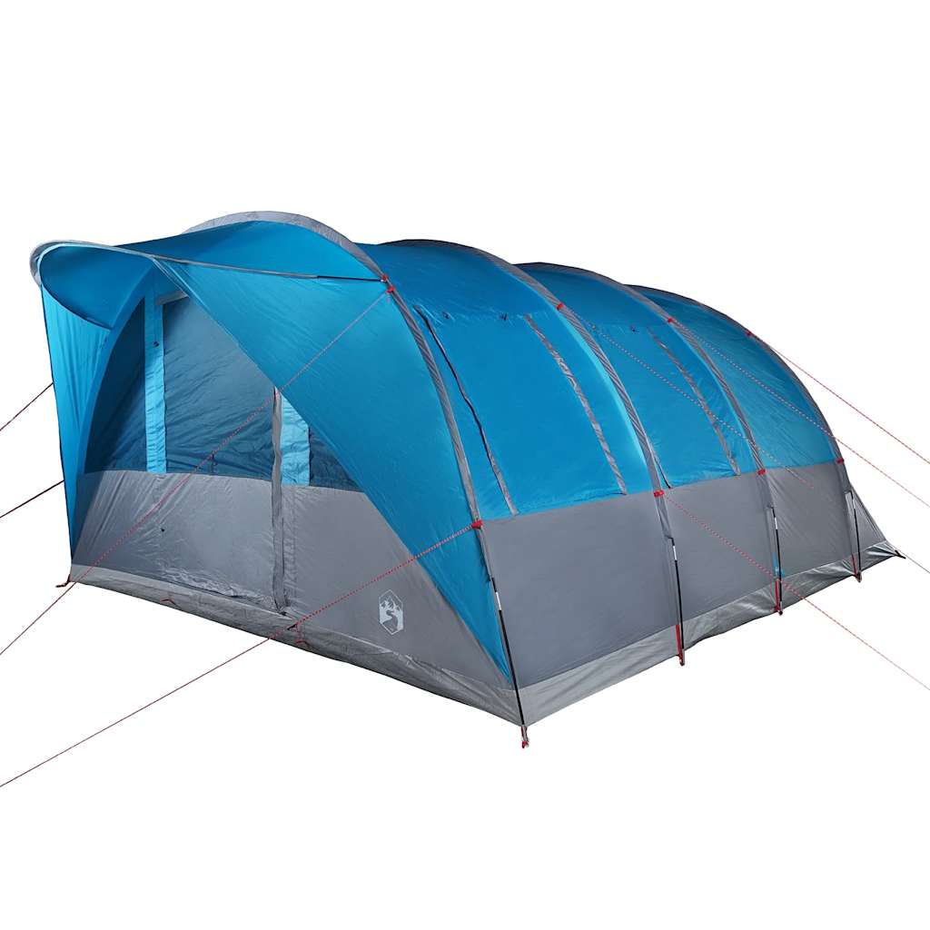 Tenda Familiare A Tunnel Per 7 Persone Blu Impermeabile