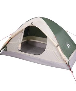 Tenda Da Campeggio A Cupola Per 4 Persone Verde Impermeabile