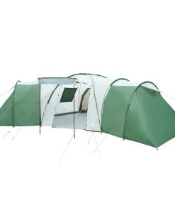 Tenda Da Campeggio A Cupola Per 12 Persone Verde Impermeabile