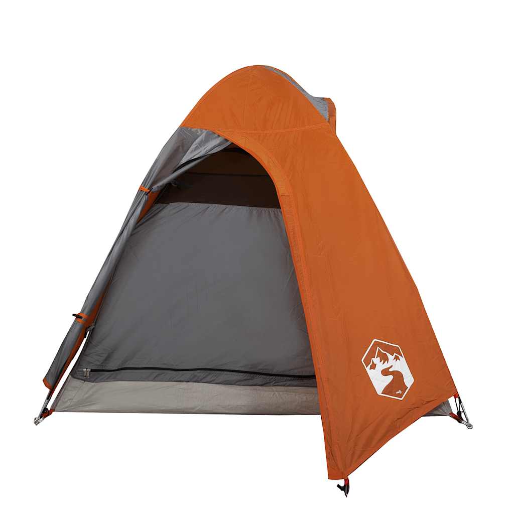 Tenda Da Campeggio A Cupola 2 Persone Arancione Impermeabile